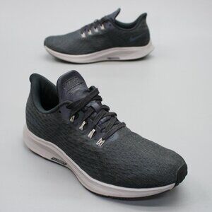 Nike Ladies 8.5 Pegasus 35 Air Zoom Blue/Gray Running Shoes Sneakers AH8392-001
